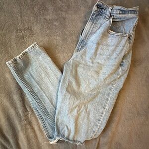 Abercrombie 90s straight ultra high rise jeans